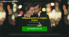 Desktop Screenshot of losangelesprofessionalsingles.com