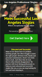 Mobile Screenshot of losangelesprofessionalsingles.com